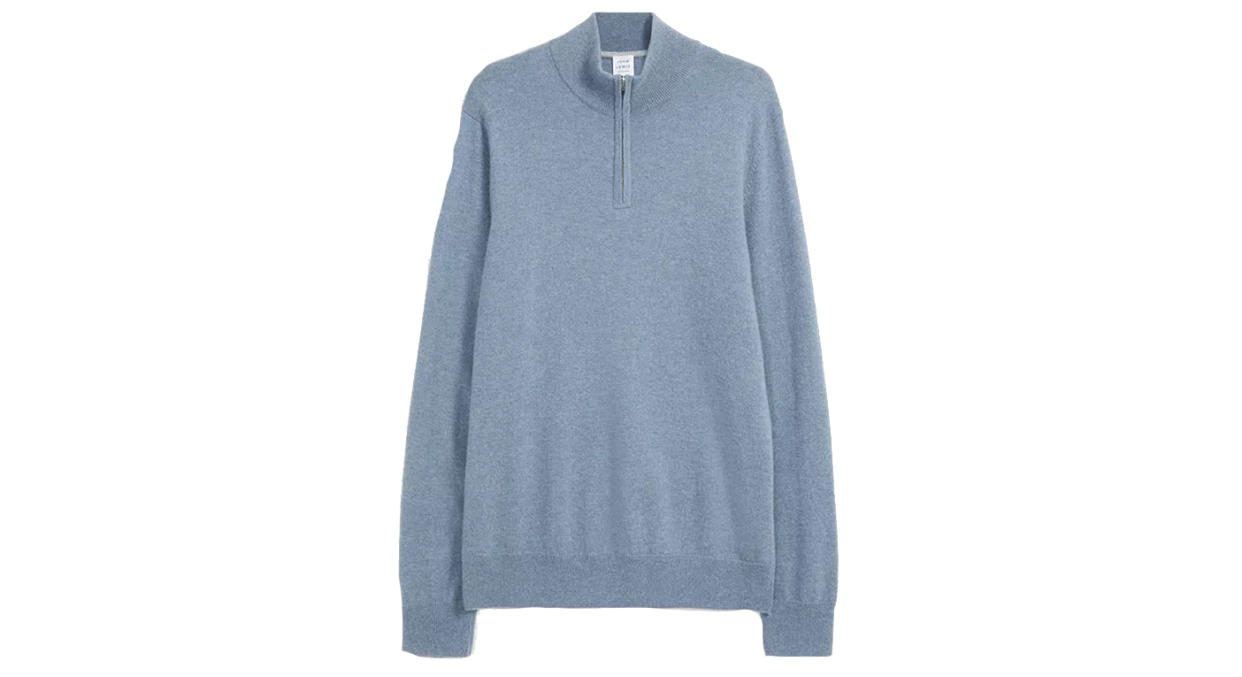 Cashmere Half Zip Jumper