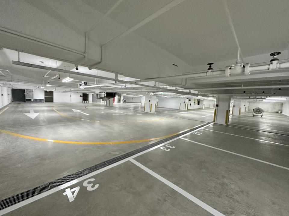 新竹市「府後地下停車場」改善提前於二十一日完工啟用。（記者曾芳蘭攝）