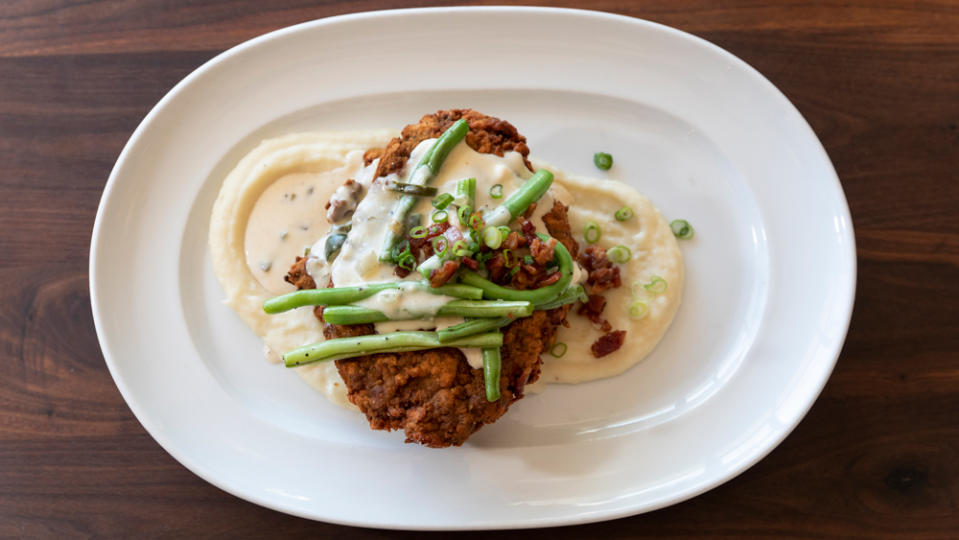 At Wild Oats, dishes like Wagyu chicken fried steak celebrate Texas. - Credit: Claudia Casbarian