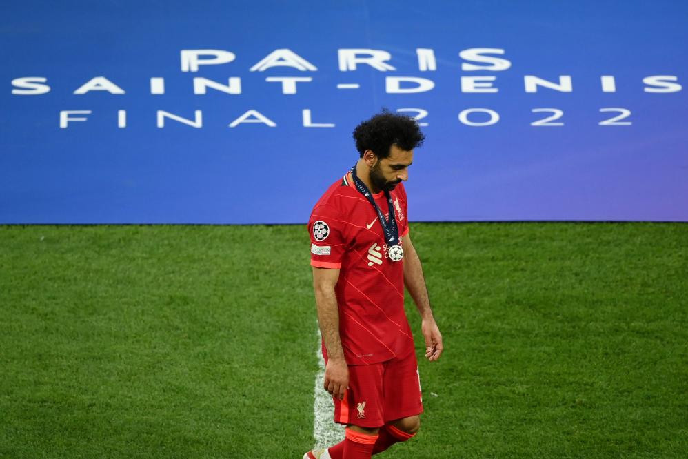 Salah models Liverpool's 'Super Eagles' Green and white away kit