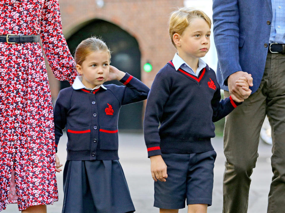 Prinzessin Charlotte und Prinz George besuchen dieselbe Schule in London (Bild: ALPR/AdMedia/ImageCollect)