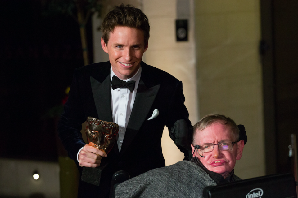 <em>Actor Eddie Redmayne played Prof Hawking in The Theory Of Everything (PA)</em>