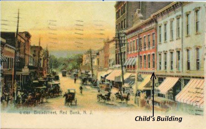 Red Bank Public Library's second location, 1884-1932