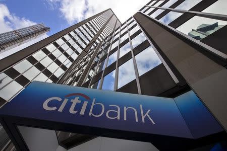 A view of the exterior of the Citibank corporate headquarters in New York, New York, U.S. May 20, 2015. REUTERS/Mike Segar/Files