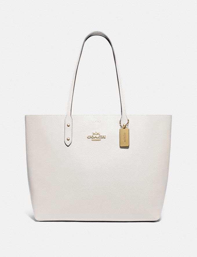 Town Tote With Signature Canvas Interior