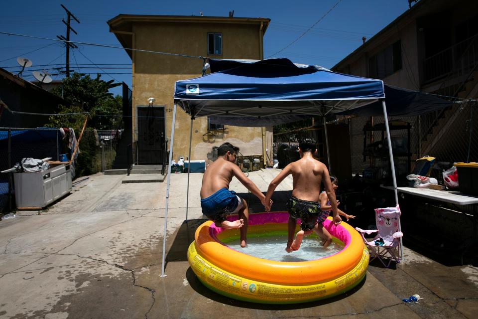 Inflatable pool Los Angeles