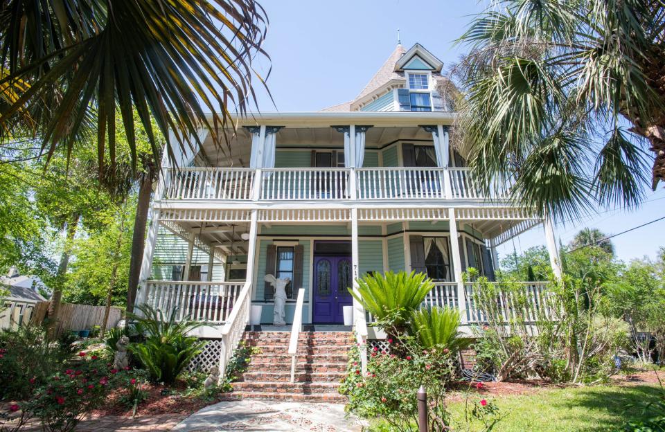 The historic Marzoni House, listed as The Old Spanish Consulate Sky and Pool on Airbnb, in Pensacola on Tuesday, April 25, 2023.