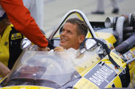 <p>Bobby Unser is one of just 10 drivers to win at least three Indianapolis 500s. He is a two-time USAC champion. He was inducted into the Motorsports Hall of Fame in 1994.</p> 