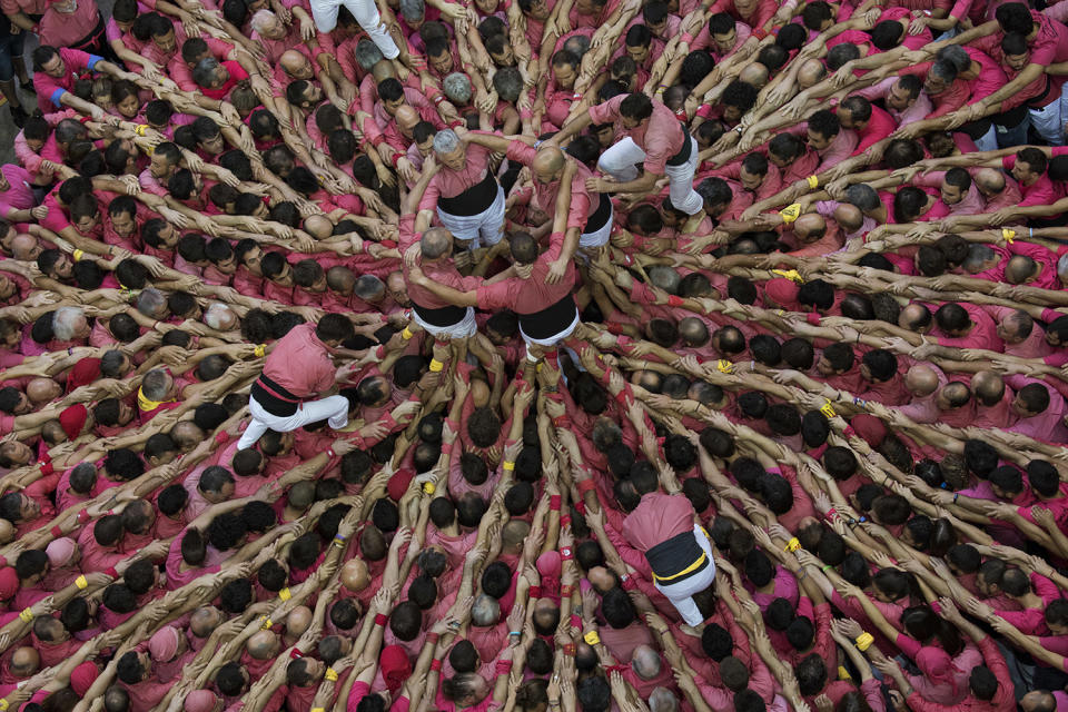 Human Tower Competition in Catalonia