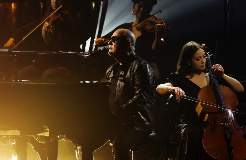 Billy Joel performs at the Grammy Awards credit:Bang Showbiz