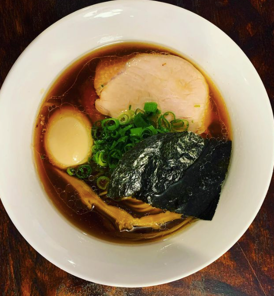 The shoyu ramen from Cafe Mochiko