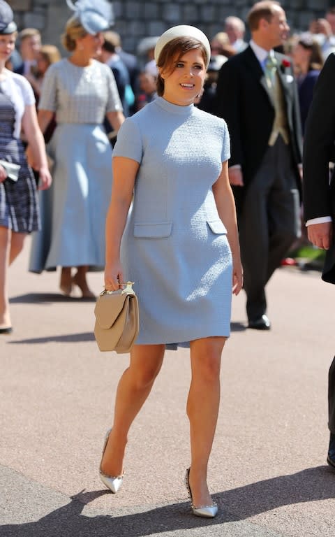 The Princess wearing Gainsbourg at the royal wedding in May - Credit: Getty