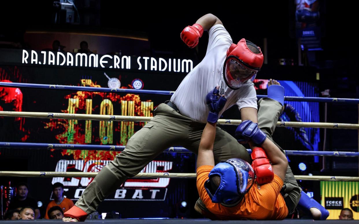 Thai police participate in 'Cops Combat'