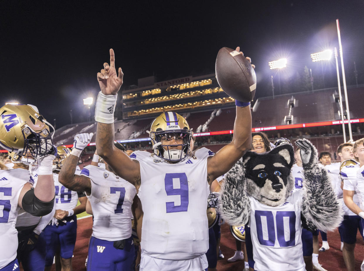 Heisman frontrunner Michael Penix Jr. (David Madison/Getty Images)