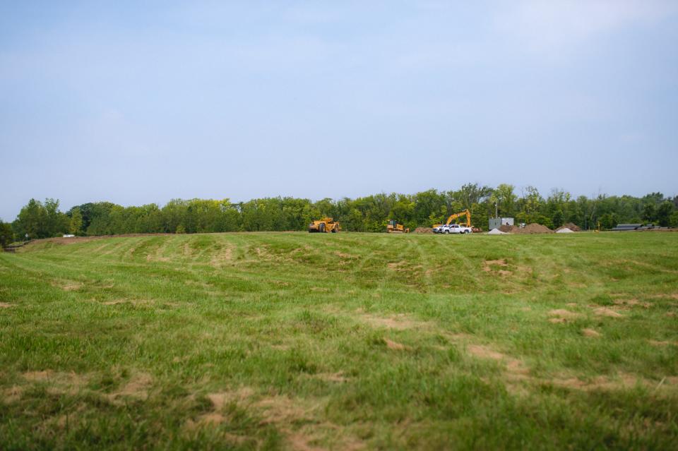 Constructions have already begun work on the new Graham Rahal Brands headquarters in Zionsville that will include two buildings with nearly 150,000 square feet of floor space and should open in early 2025.