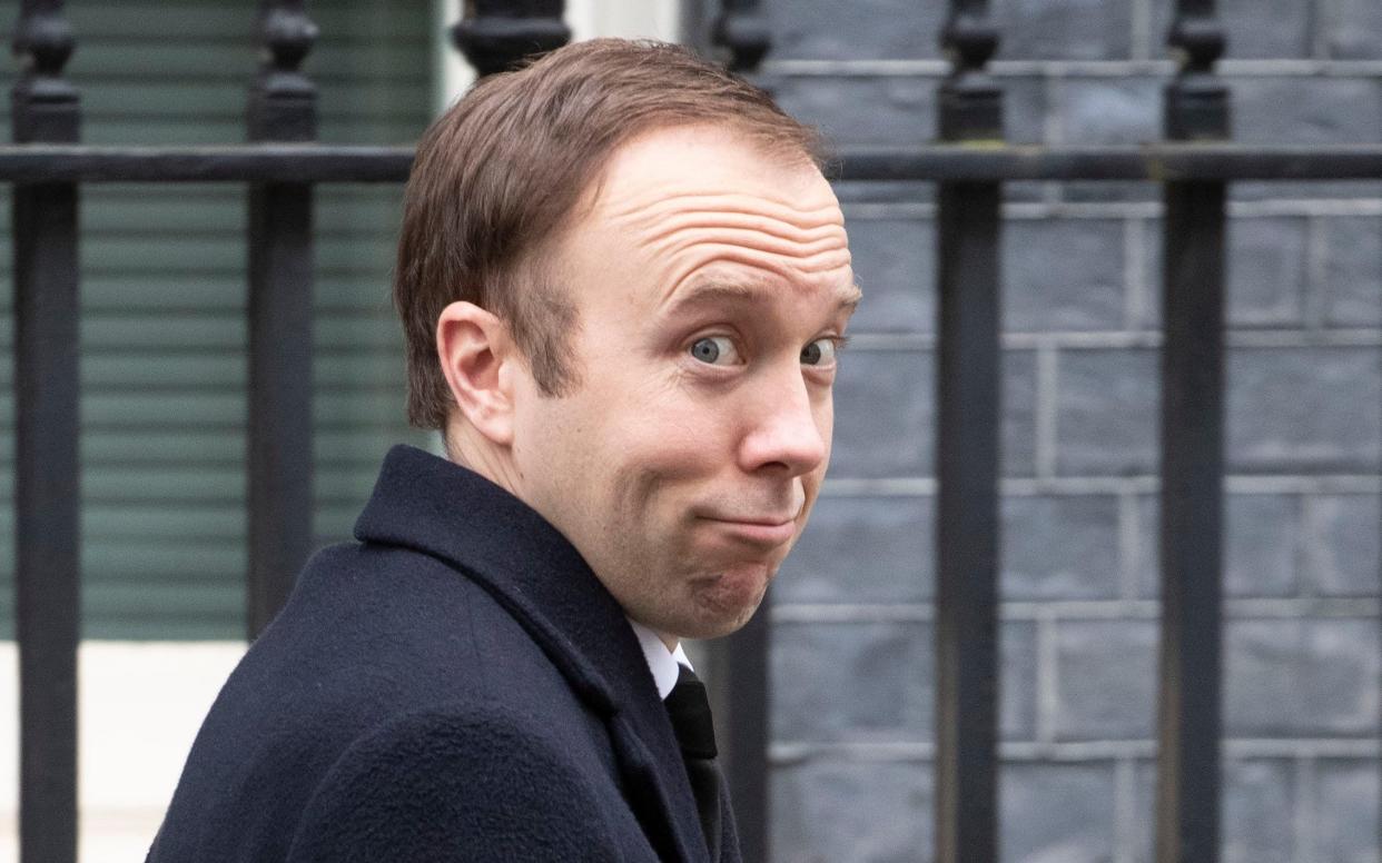 Downing Street has rebuked Matt Hancock after it emerged that he had discussed a plan to block funding for a new disabled centre to pressure a Tory MP to back lockdown restrictions - ©Heathcliff O'Malley 