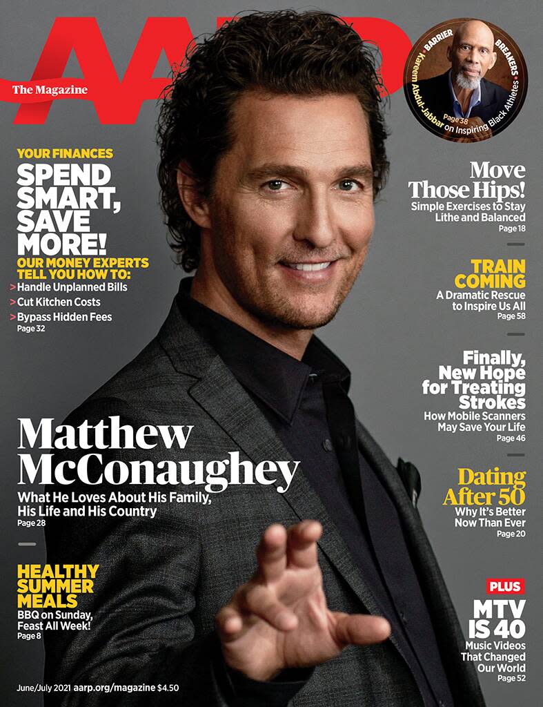 Matthew McConaughey, AARP the Magazine