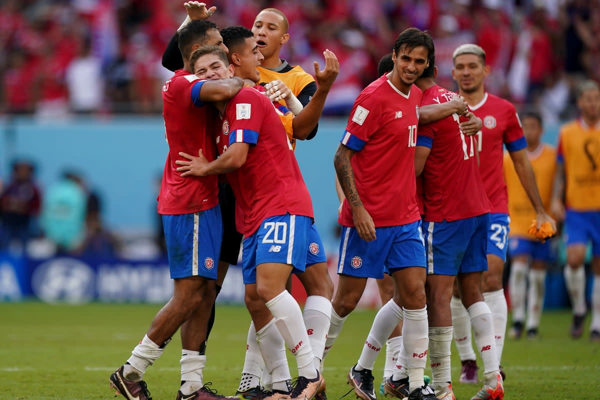 Costa Rica still have qualification in their own hands (Mike Egerton/PA) (PA Wire)