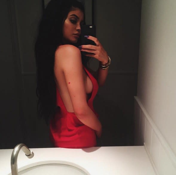 Kylie Jenner's Tiny Red Tattoo