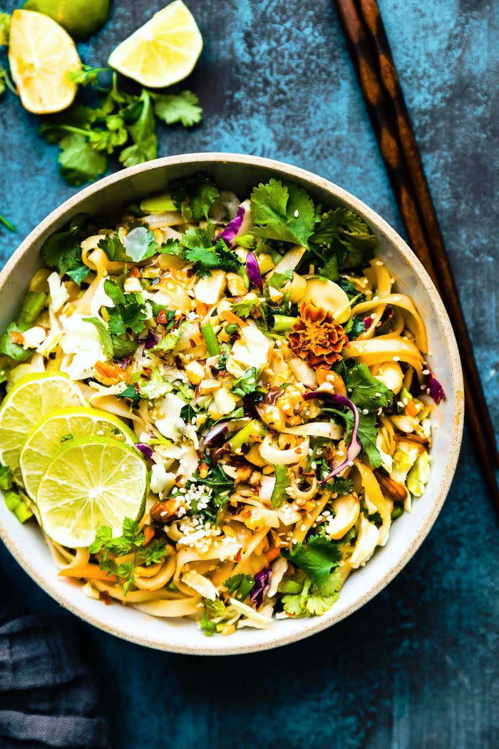 Spicy Thai Rice Noodle Salad