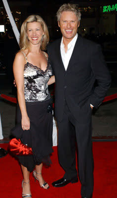 Composer Brian Tyler and wife Wendy at the Hollywood premiere of Warner Bros. Pictures' Constantine