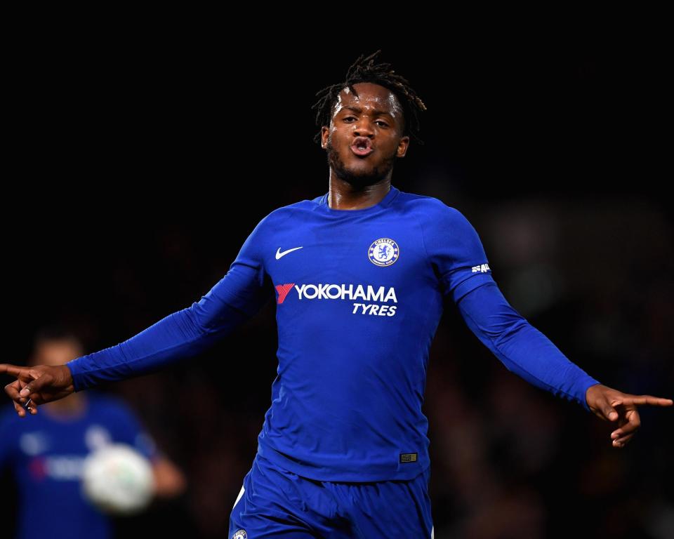 Batshuayi now has four goals for Chelsea this season: Getty