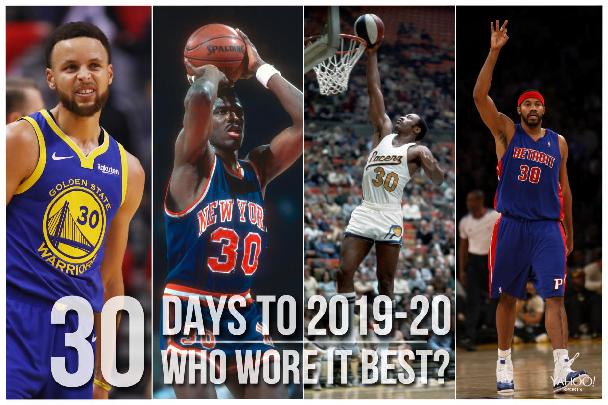 Which NBA player wore No. 30 best?