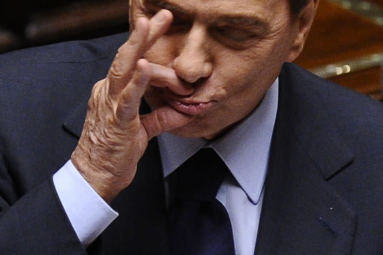 Silvio Berlusconi, en diciembre de 2010, en Roma. (Filippo MONTEFORTE / AFP)