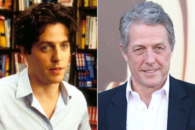 <p>Getty;Shutterstock </p> Hugh Grant in 1999's 'Notting Hill' and in 2023