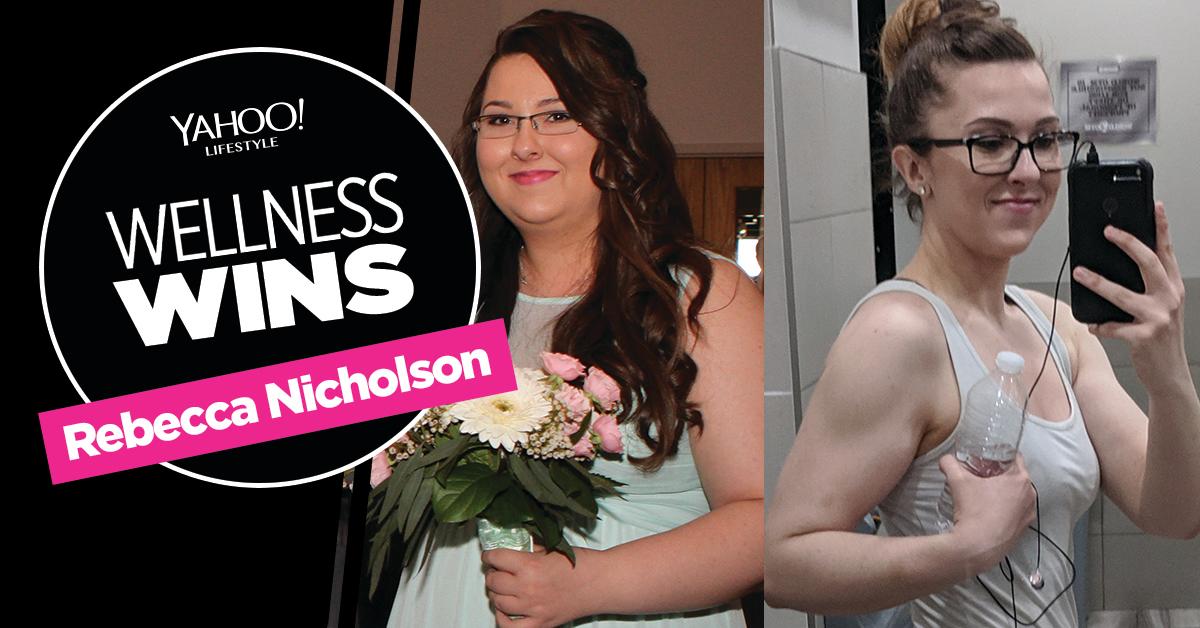 After becoming a nurse, Rebecca Nicholson, pictured before and after weight loss, set out to live a healthier life. (Photo courtesy of Rebecca Nicholson)