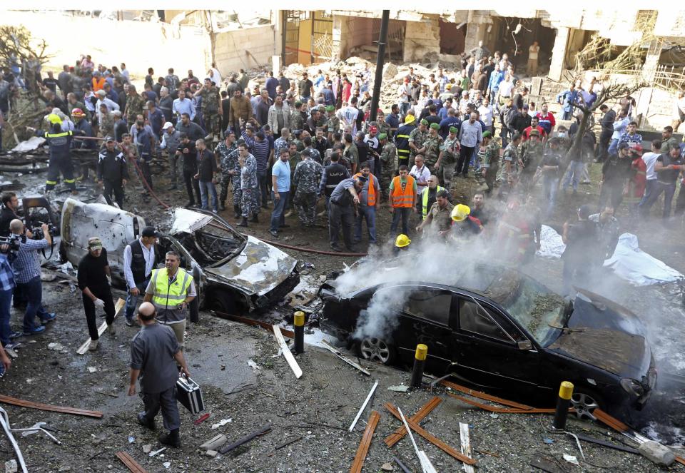 Suicide blasts in Beirut