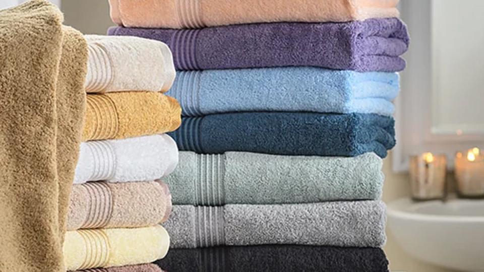 Make your bathroom comfier with this towel set on sale at Wayfair today.