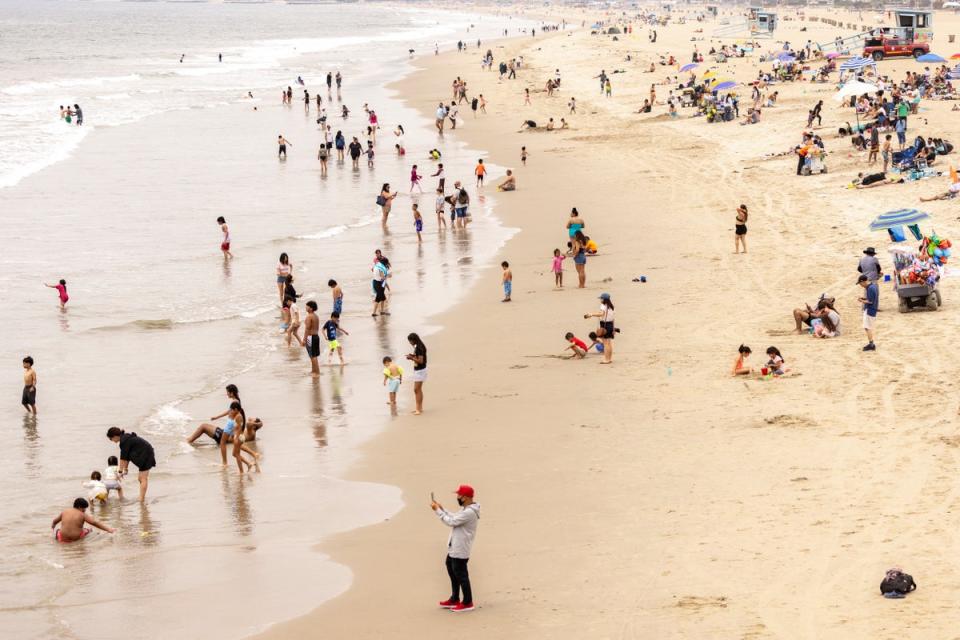 On the heels of the July 4 holiday, the oppressive heatwave plaguing the western US is ‘extremely dangerous and potentially deadly,’ forecasters say (AFP via Getty Images)