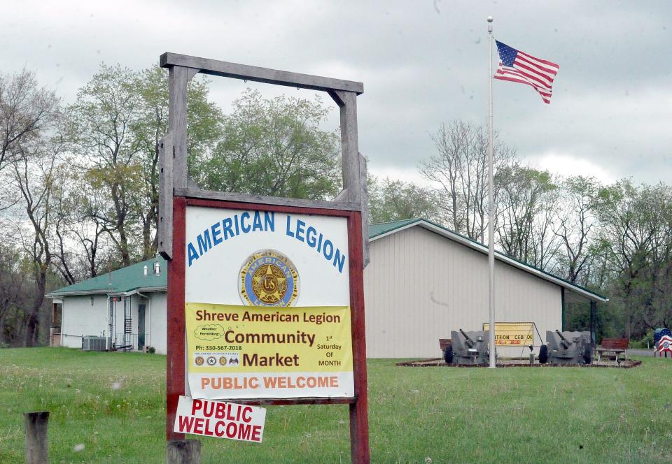 The American Legion post in Shreve is home to a community market.