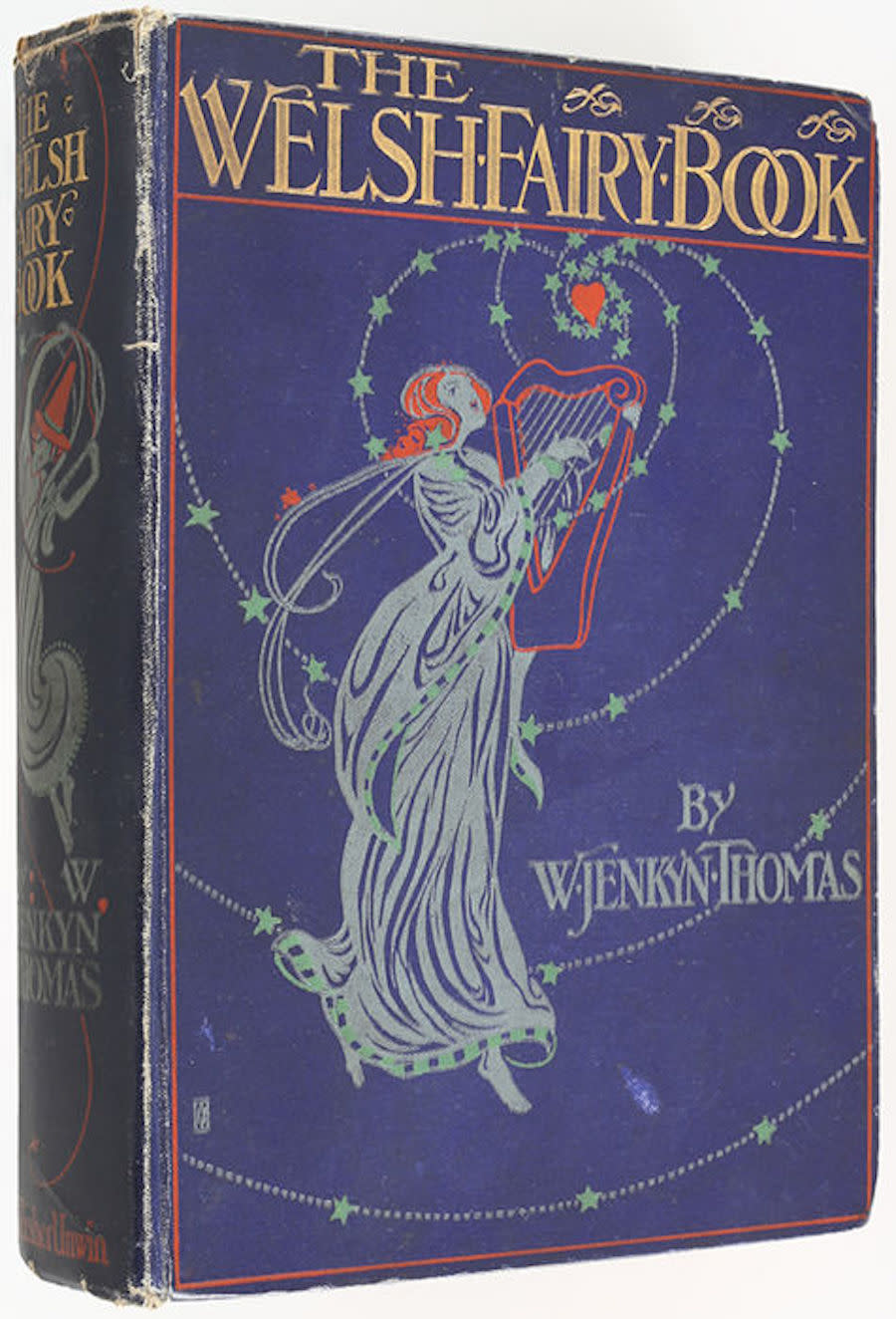 The first edition cover of The Welsh Fairy Book by W. Jenkyn Thomas