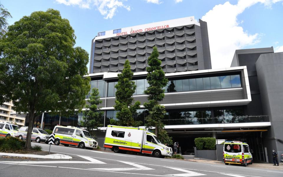 A quarantine hotel in Brisbane, Australia - Shutterstock