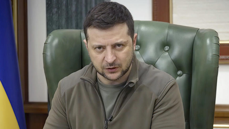 Ukrainian President Volodymyr Zelensky.