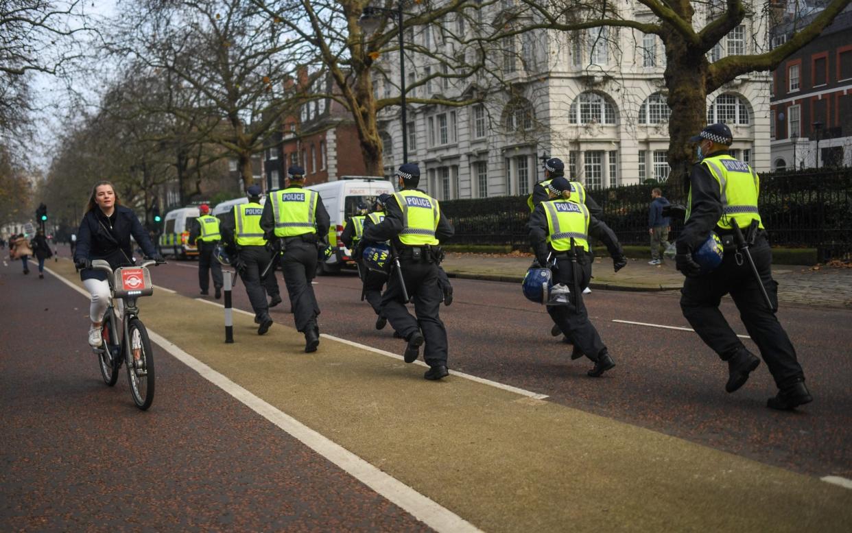 Police are hoping for compliance rather than needing to use enforcement - Getty Images Europe 