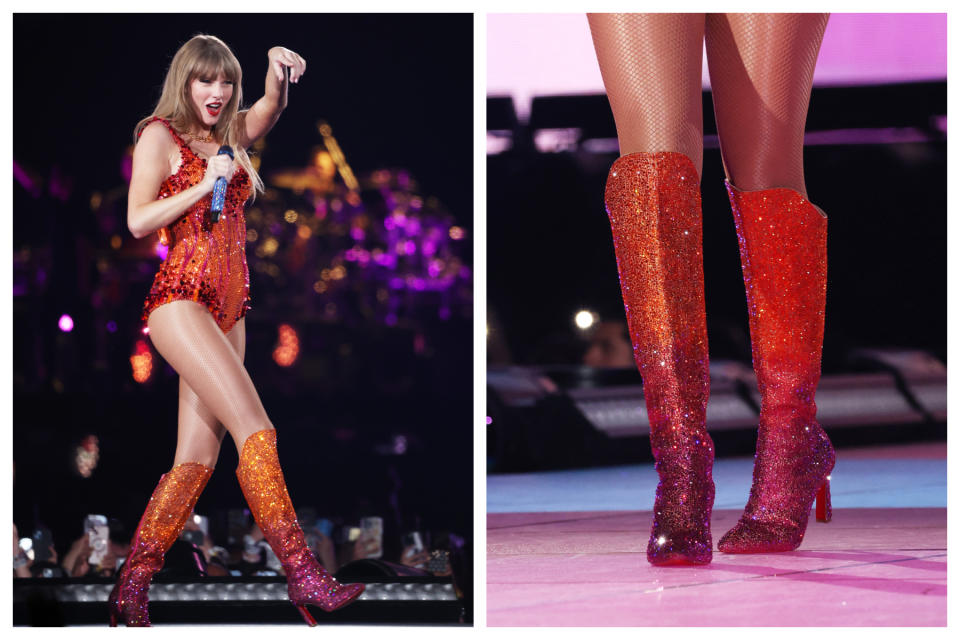 A look a Swift’s new Louboutins.