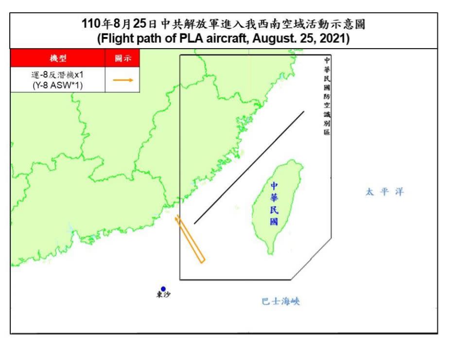 快新聞／中國軍機再擾台！ 運8反潛機1架次闖我西南空域遭廣播驅離