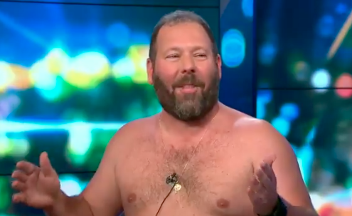 US comedian Bert Kreischer discussed his daughter's period party on The Project. Photo: Ten