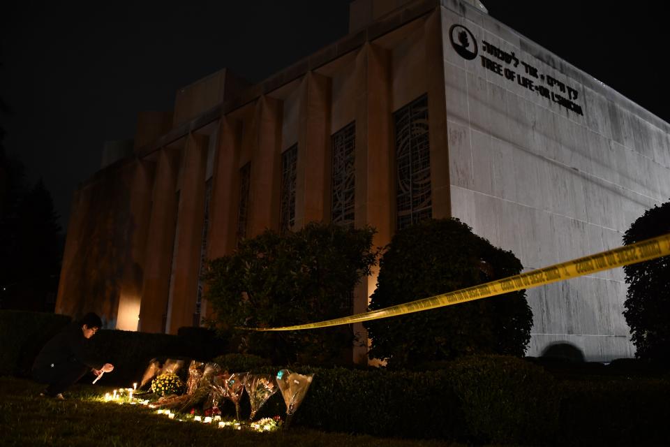 Tree of Life Synagogue memorial