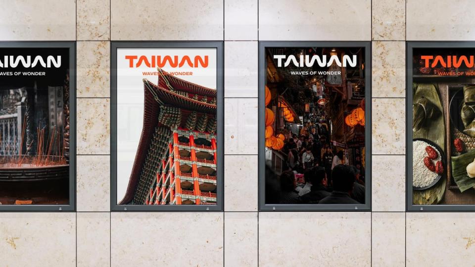  政府以TAIWAN為名，推出全新觀光品牌「TAIWAN– Waves of Wonder」，由Bito創辦人劉耕名所率領的團隊操刀識別設計。 圖：翻攝自蔡英文臉書 
