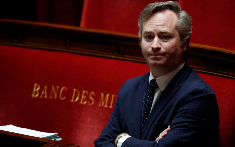 French tourism minister Jean-Baptiste Lemoyne in parliament - GONZALO FUENTES/ REUTERS