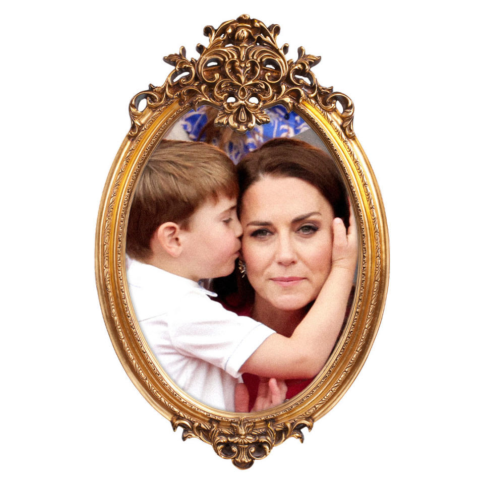 Photo of Prince Louis and Kate Middleton