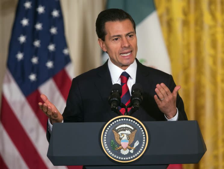 Mexican President Enrique Peña Nieto. (Photo: Pablo Martinez Monsivais/AP)