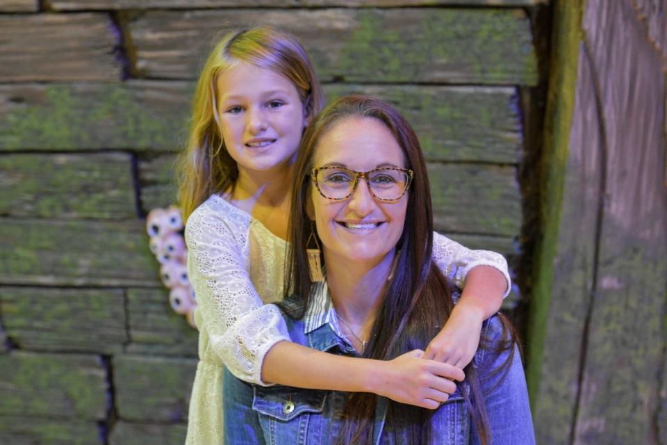 Dana Hudson and her daughter, Ruthie, will have the chance to have one-on-one time at the Crazy Hair Tour at Grace Community Church on Saturday, Oct. 14.