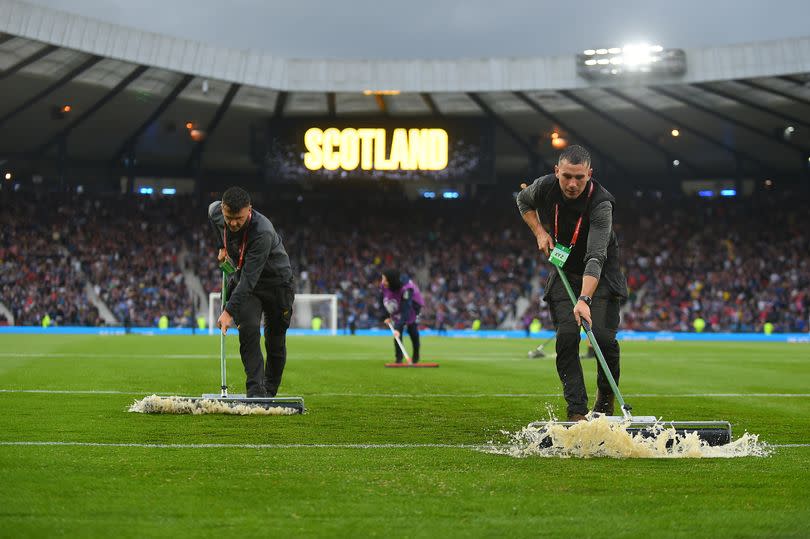 Scotland are no strangers to a spot of rain