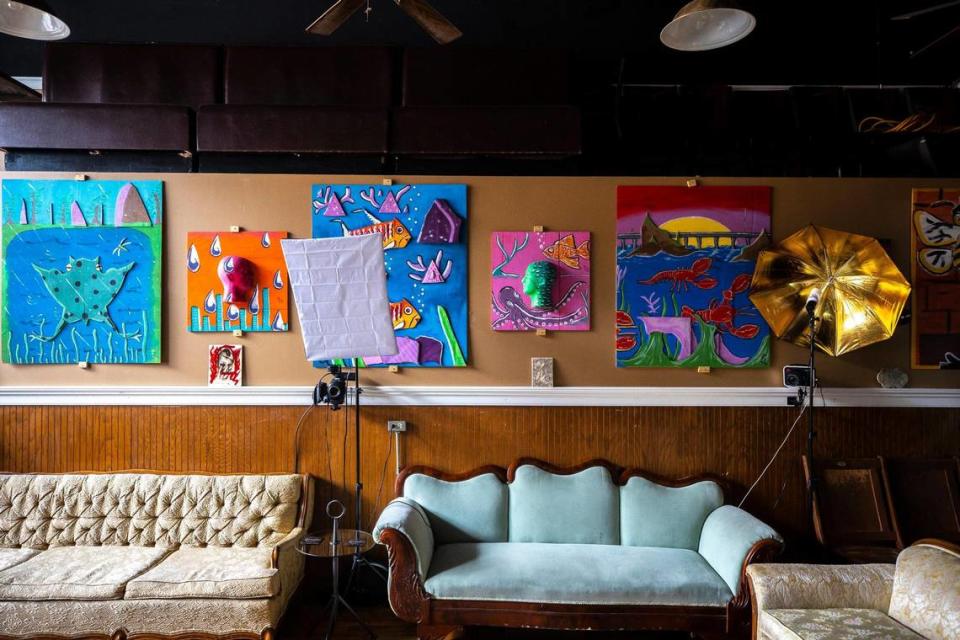Open mic nights are held weekly at the lounge at Romero’s, and co-owner George C. Romero also hosts screenwriting workshops in the space. Between the art for sale on the walls, the kitchen and the performers, creativity is a heavy emphasis.