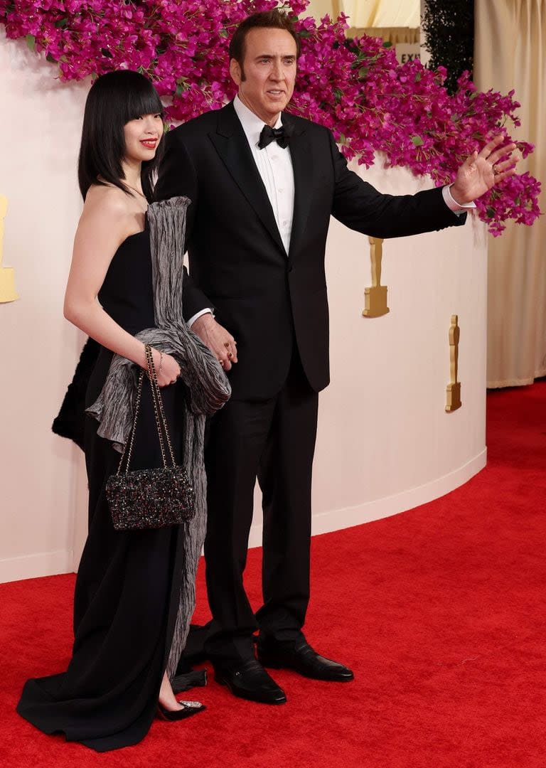 Riko Shibata y Nicolas Cage llegan a la alfombra roja